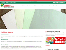 Tablet Screenshot of copagua.org